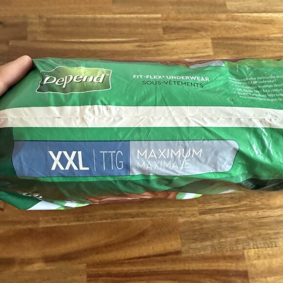 Depend FIT-FLEX Underwear for Women Size: XXL - 22Ct Damaged Package - Picture 6 of 16